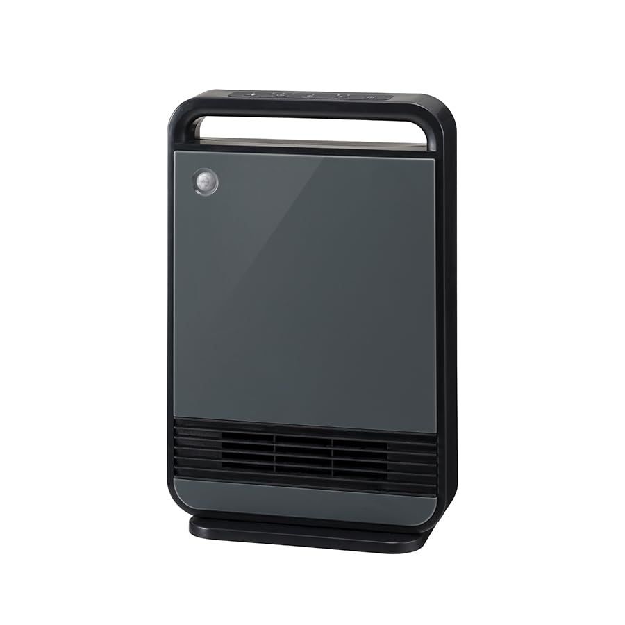 スリーアップ セラミックヒーター 大風量 パワフル暖房 節電セン サー付き 自動温度設定機能 オフタイマー 転倒自動停止 安全設計 スリムデザイン リビング 寝室 グレー CH po d 8 dabf 81