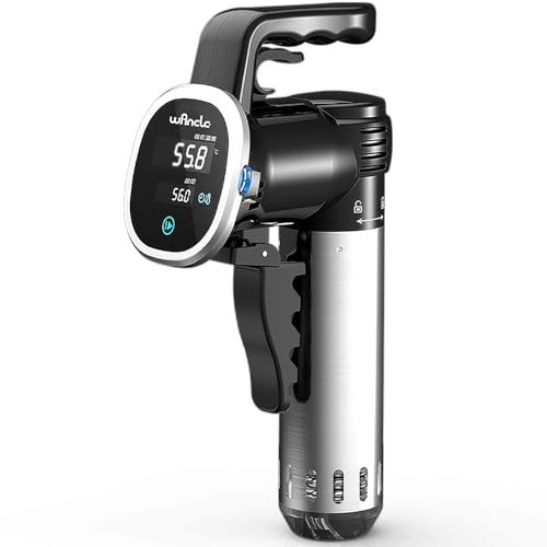 Wancle 低温調理器 真空調理器 850 W 低温調理器具 Sous Vide低温調理機 低音調理器 静かな 片手操作po ed 3877 ca