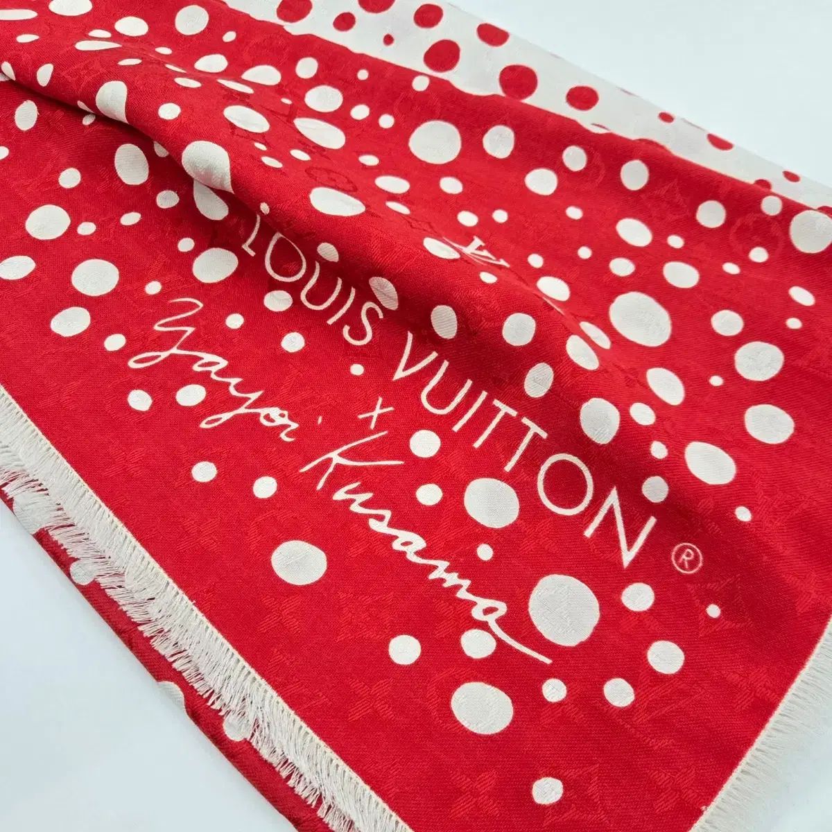  Louis Vuitton ルイヴィトン 草間彌生 モノグラム ジャイアント ショール マフラー ストール マフラー 小物