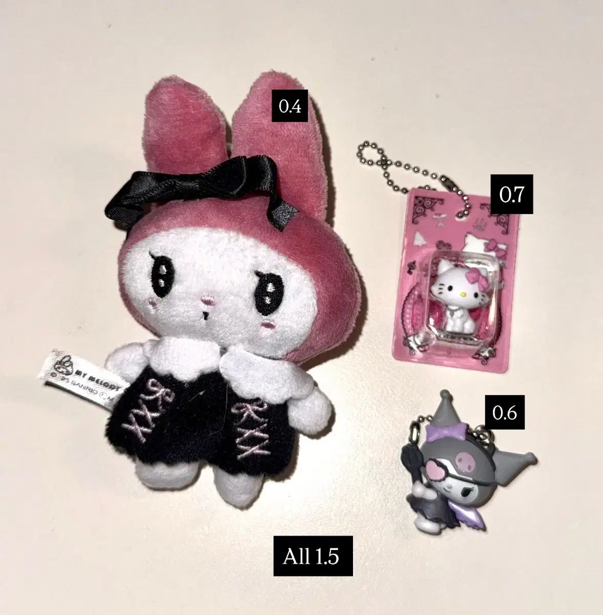 サンリオ ハローキティ マイメロディ クロミ チャーミーキティ ガチャ