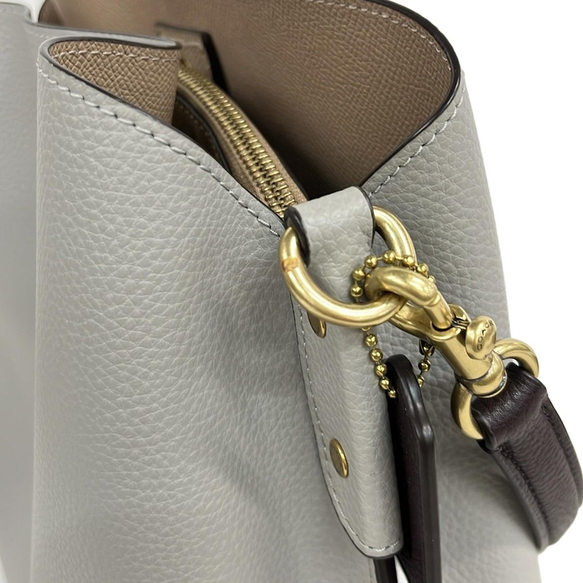 グレー×ブラウン