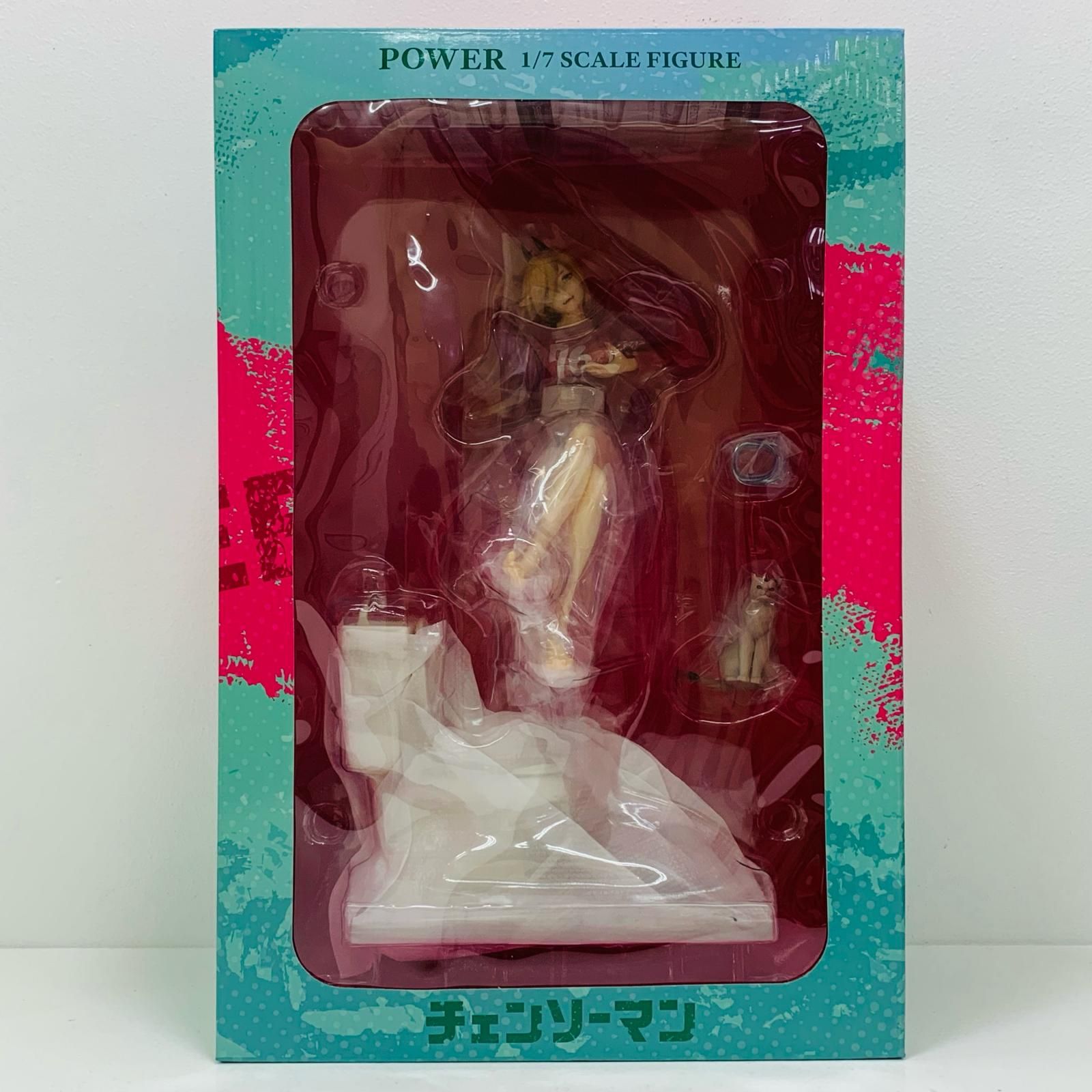 中古 パワー「チェンソーマン」SHIBUYASCRAMBLEFIGURE1/7PVC製塗装済み