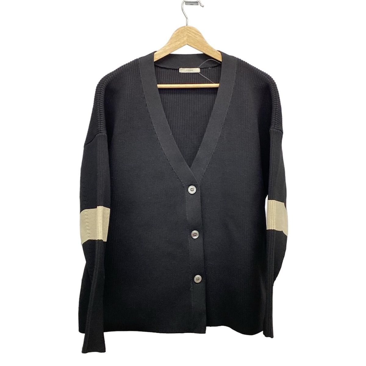 LE PHIL(ルフィル) カーディガン サイズF レディース美品 - 黒 長袖