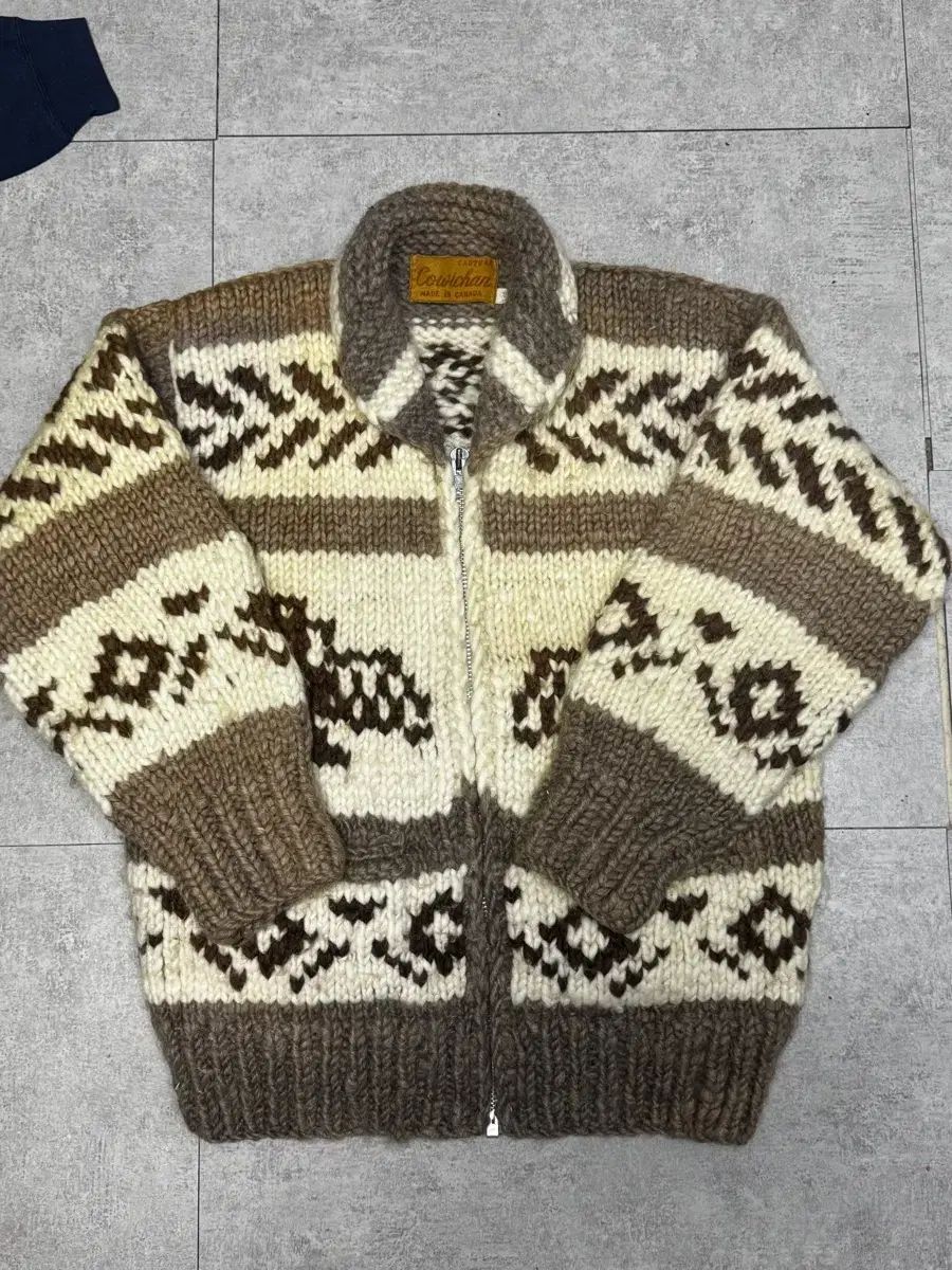 L ヴィンテージ ヘビーウール カナダ カウチン