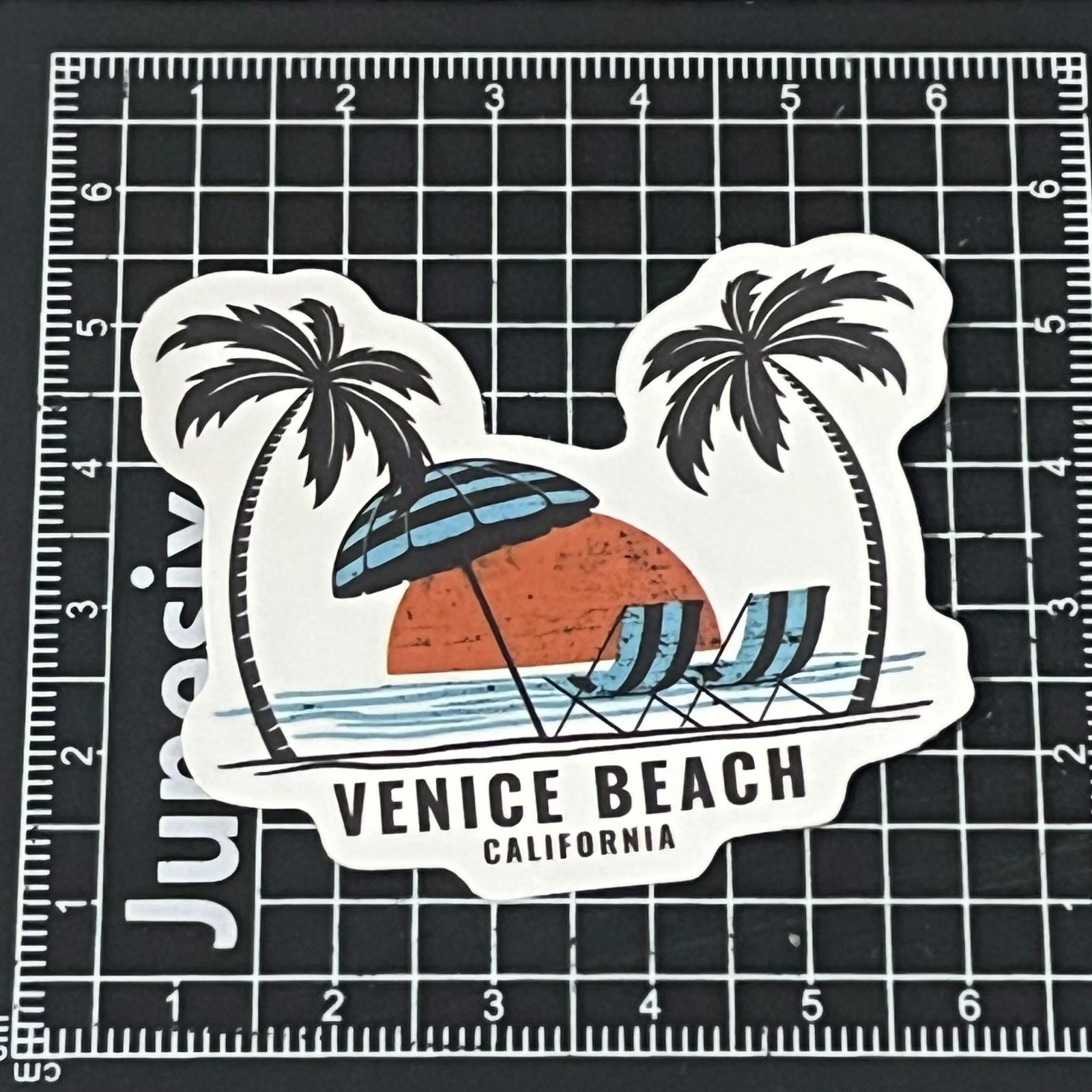 C643 アメリカンレトロ・カリフォルニア風防水ステッカー ZEROGRAVITY