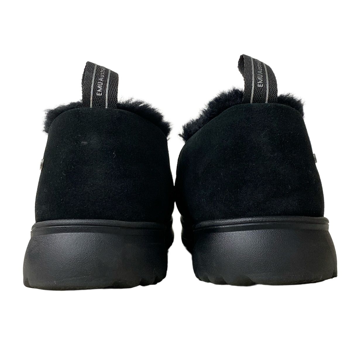 EMU エミュ スリッポン JAPAN 25 レディース 黒 ムートン 定番ボトム その他 