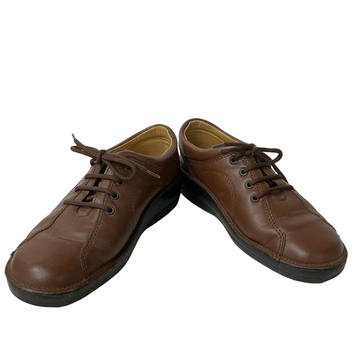 Strober ストロバー シューズ 7 レディース - ブラウン レザー