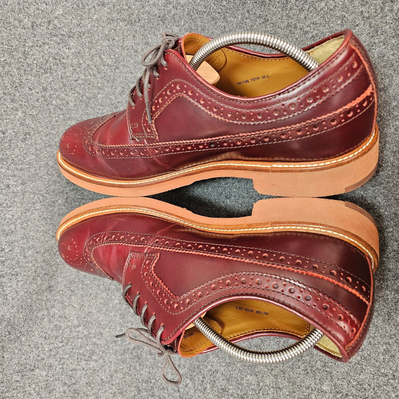 REGAL リーガル 70TR 26.5cm 最新 メダリオン ウィングチップ レザー