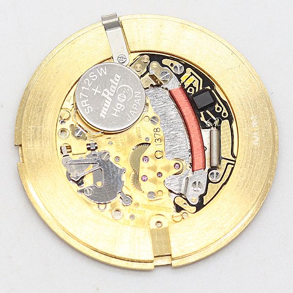 OMEGA アナログ腕時計 ゴールド文字盤　デビル OMEGA（オメガ） 腕時計 デビル ステンレススチール/レザー ゴールド