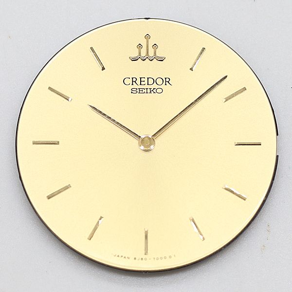 稼働 セイコー クレドール YG×SS QZ ゴールド文字盤 メンズ腕時計 稼働