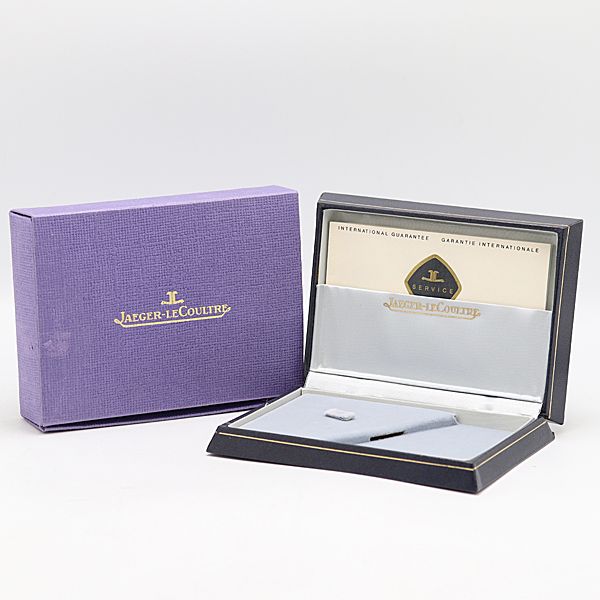 ジャガールクルト　空き箱 良品 ジャガールクルト 空箱 パープルカラー 腕時計用 メンズ