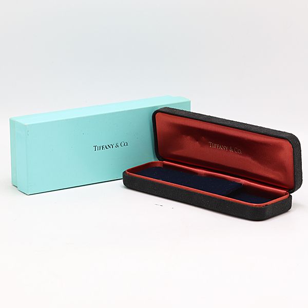 良品 ティファニー 空箱 ブラックカラー 腕時計用 メンズ/レディース