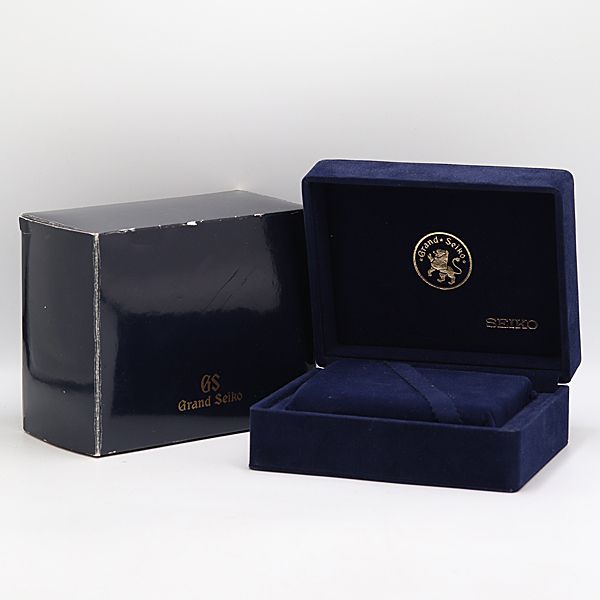 良品 セイコー グランドセイコー 空箱 ネイビーカラー 腕時計用 メンズ