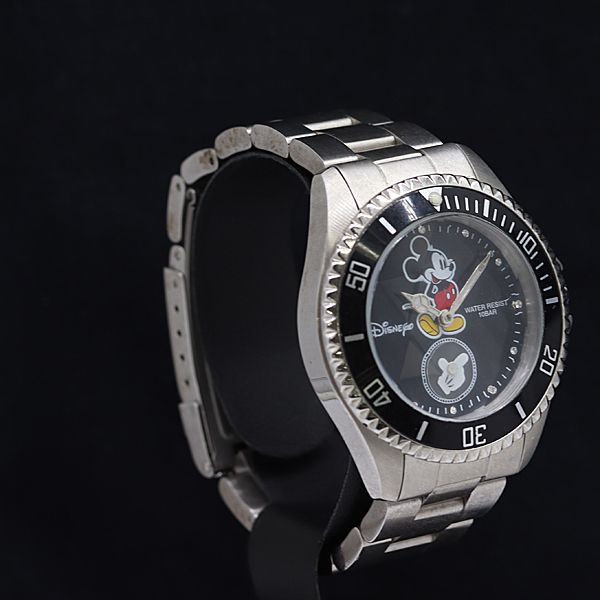 ミッキーマウス クォーツ腕時計 箱付 ディズニー ミッキーマウス ダイバーズウォッチ TH-7369 QZ