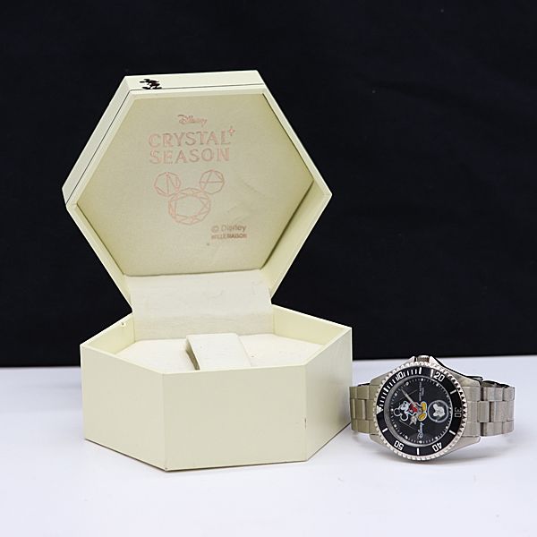 箱付 ディズニー ミッキーマウス ダイバーズウォッチ TH-7369 QZ