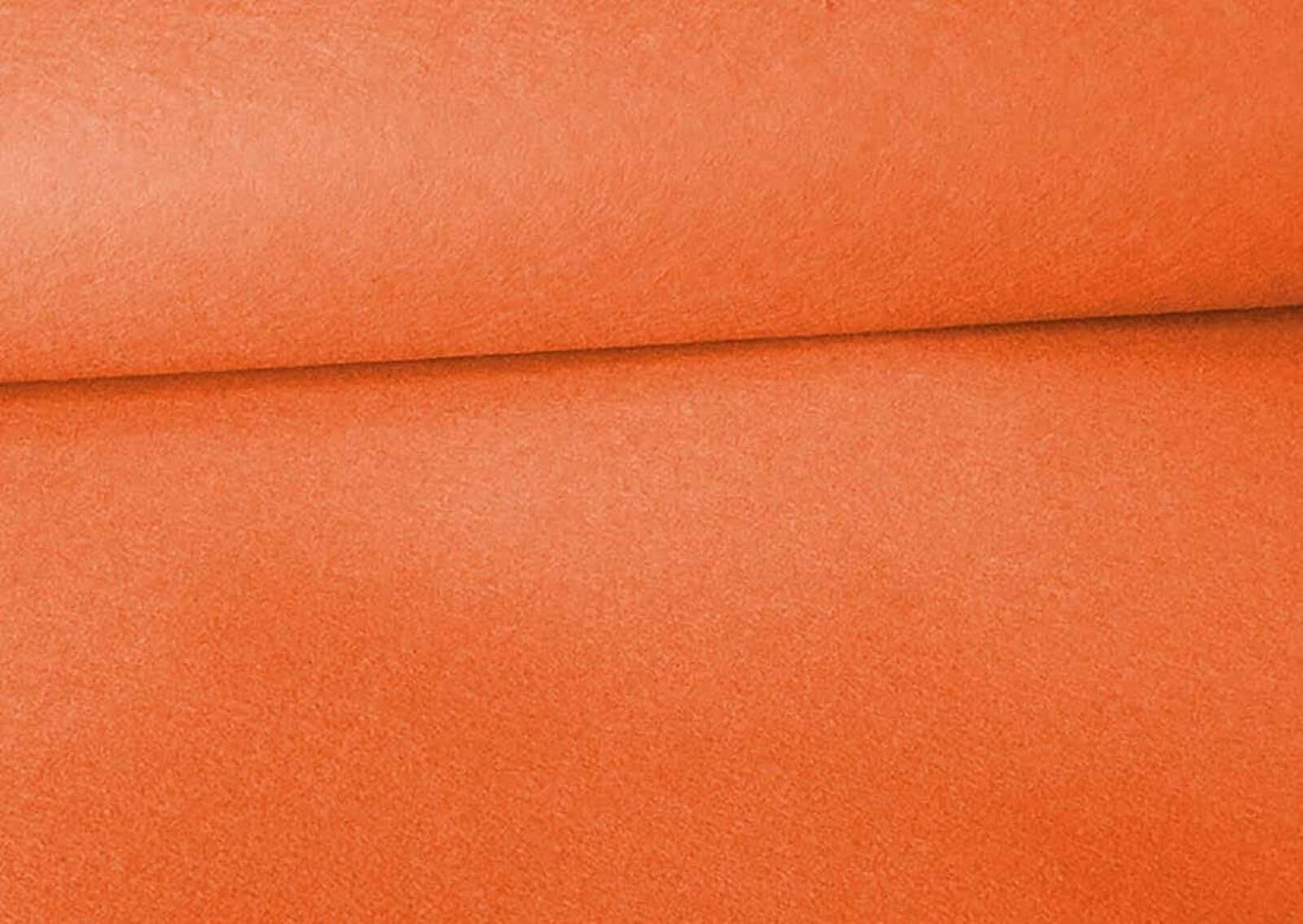 新品 手芸用 カラー ハード フェルト ポリエステル 不織布【 オレンジ 85cm × 100cm 厚さ1mm 】生地 DIY 手作り ハンドメイド クラフト マスコット 小物作り | フェルト 手芸用 KIYOHARA K H-557』