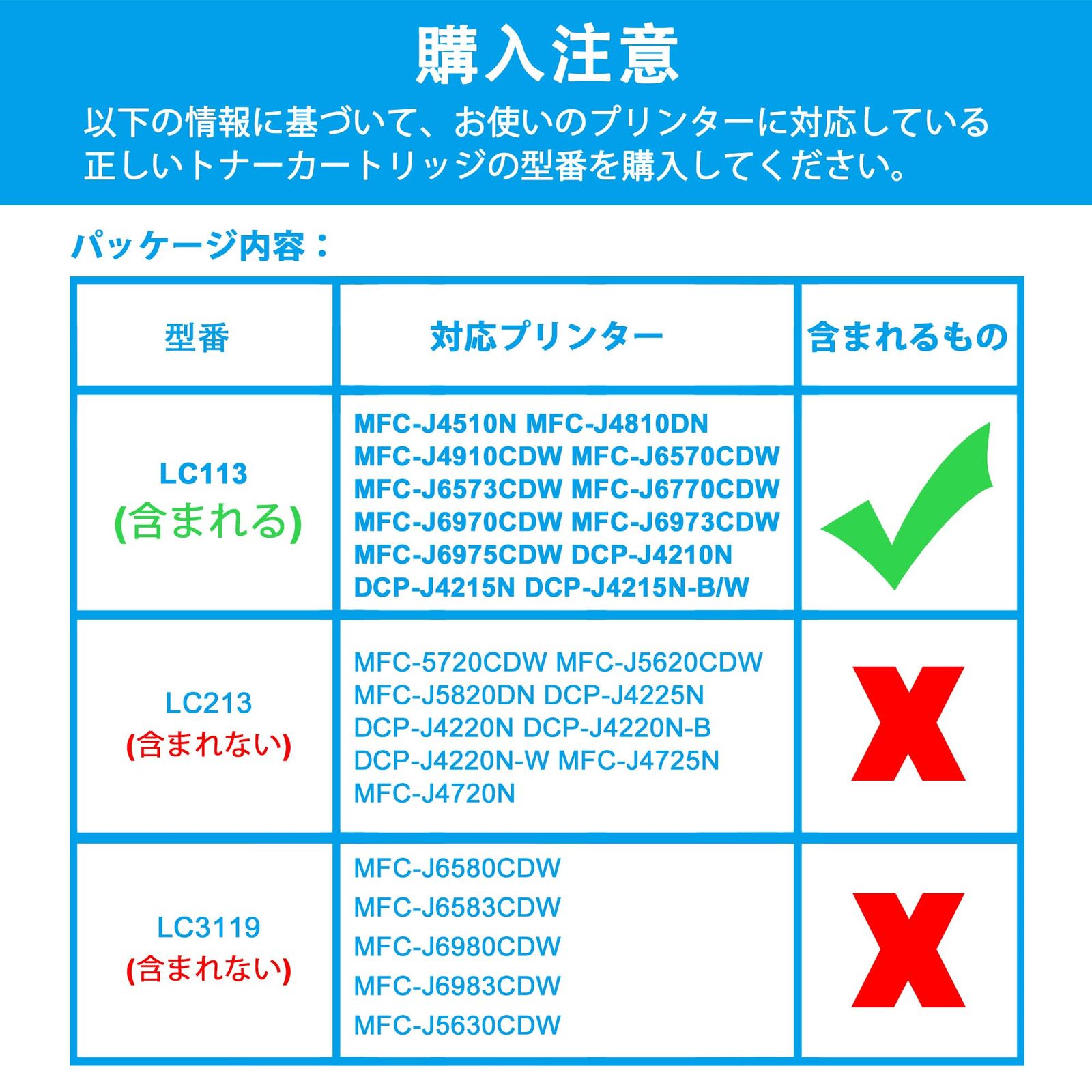 LCL プリンター 洗浄液 Brotherに適合する LC 113 4 PK 119 115 117 BK C M Y セット プリンターの 目詰まり かす