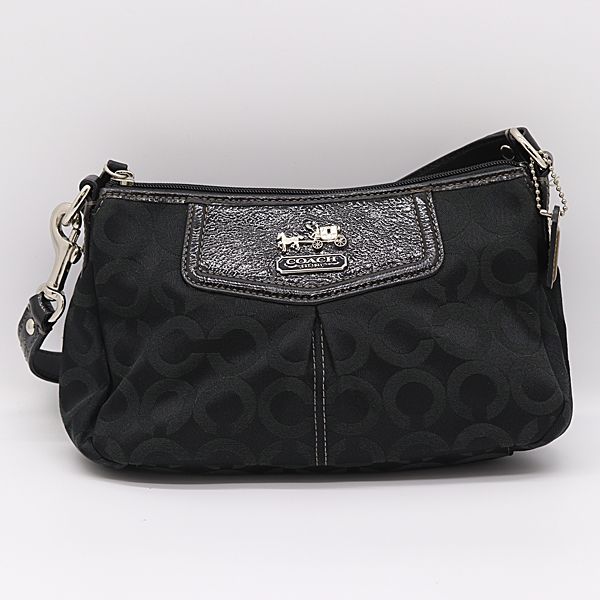 コーチ シグネチャー H 0971 43265 ファブリック ブラック ハンドバッグ ブランド ファッション 2000000 NSK MST