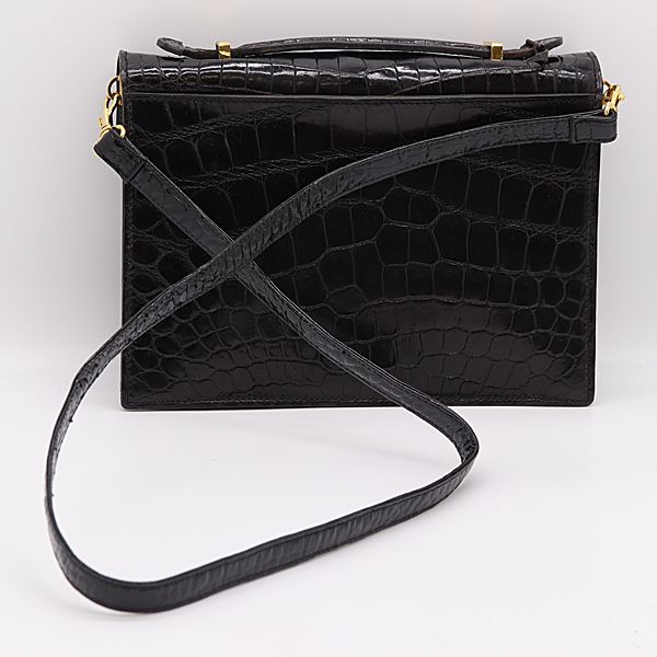 EMAR PARIS エマールパリ クロコダイル革 ハンドバッグ デニム トートバック ブラック ブランド ファッション 2000000 NSK MST