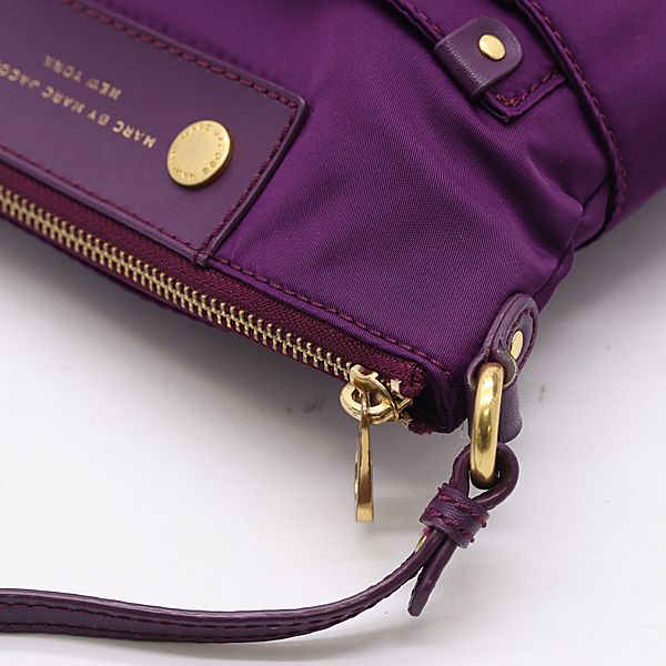 良品 マークバイマークジェイコブス プレッピーナイロン シアクロス 紫