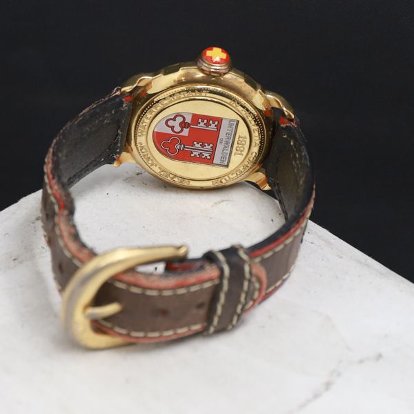 QZ MICHEL JORDI 1991 黒文字盤 デイト レディース腕時計 2000000 NSK