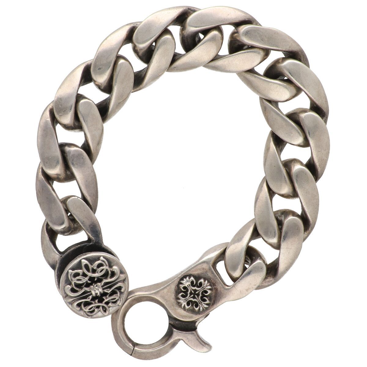 ディール デザイン ブレスレット シルバー 17 cm YM