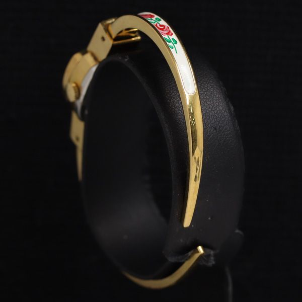 Chandler 4-239 手巻き ゴールド文字盤 17石 バングルウォッチ