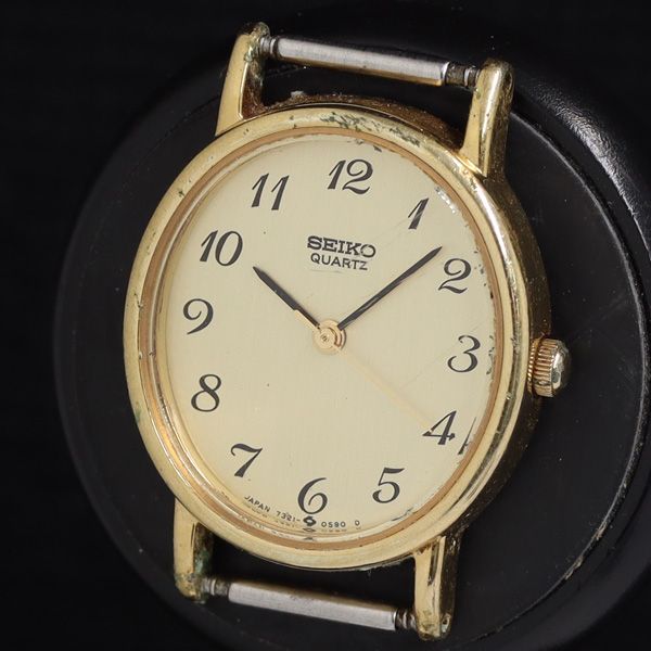 【稼動】 セイコー 腕時計 7321-6260 クォーツ QZ ゴールド文字盤 稼動】 セイコー 腕時計 7321-6260 クォーツ QZ ゴールド文字盤 稼動