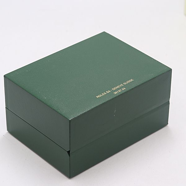 良品 ロレックス 空箱 グリーンカラー 腕時計用 メンズ/レディース