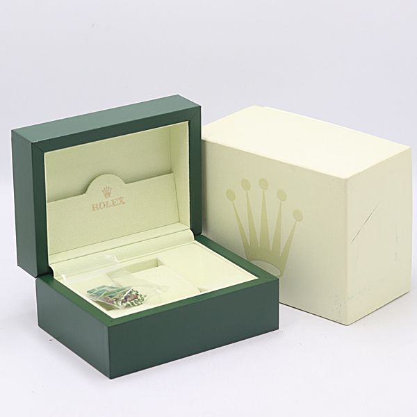 良品 ロレックス 空箱 グリーンカラー 腕時計用 メンズ/レディース