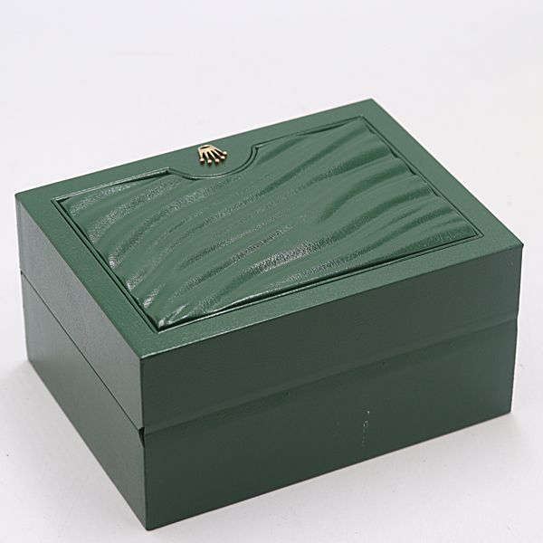 良品 ロレックス 空箱 グリーンカラー 腕時計用 メンズ/レディース