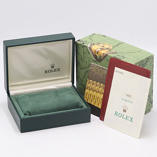 保 良品 ロレックス 空箱 グリーンカラー 腕時計用 メンズ/レディース