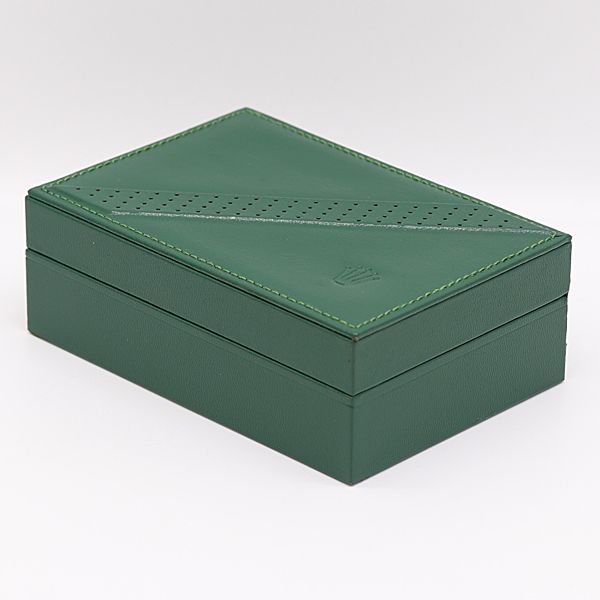 良品 ロレックス 空箱 グリーンカラー 腕時計用 メンズ/レディース