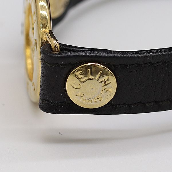 良品 セリーヌ 純正ベルト ブラック 15mm用 レディース腕時計用
