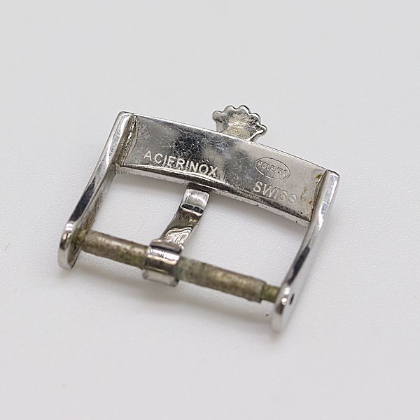 ロレックス 純正尾錠 バックル 18mm用 シルバーカラー レディース