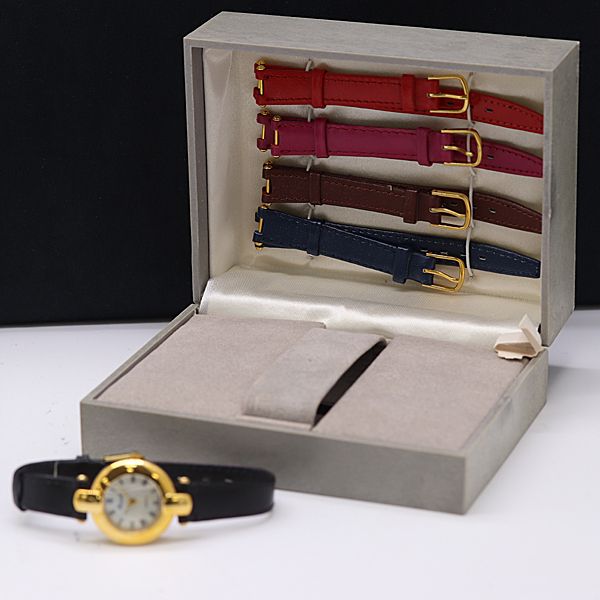 箱/替えベルト付 Osirock HY9410L QZ シェル文字盤 レディース腕時計