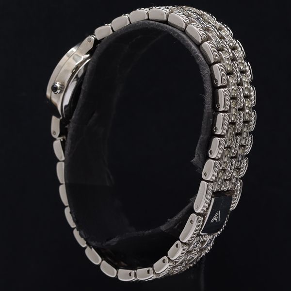 箱付 バレンチノ ドマーニ ダイヤベゼル VD-1013 QZ シルバー文字盤