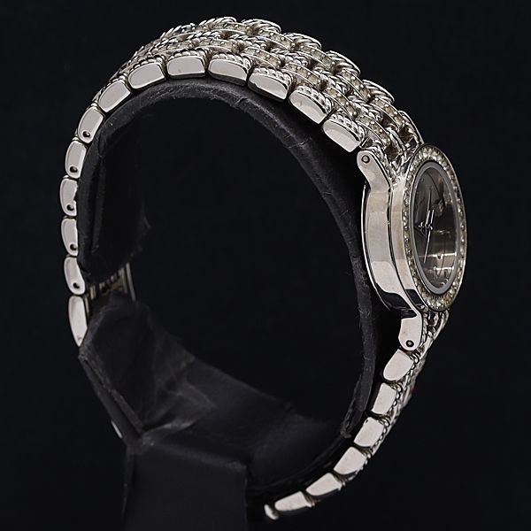 箱付 バレンチノ ドマーニ ダイヤベゼル VD-1013 QZ シルバー文字盤