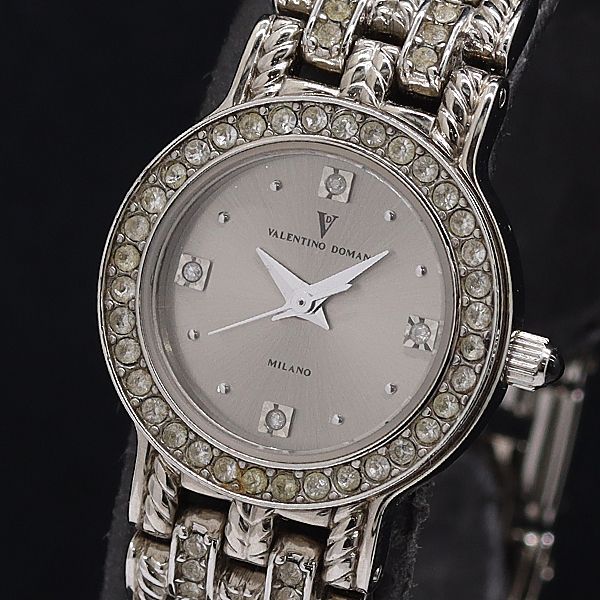 稼働 バレンチノ ドマーニ 腕時計 クオーツ QZ レディース ダイヤベゼル 稼働 バレンチノ ドマーニ 腕時計 クオーツ QZ レディース ダイヤ