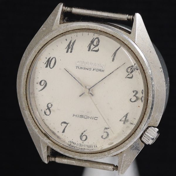 シチズン チューニングフォーク 音叉時計 3701-370376 CITIZEN シチズン チューニングフォーク ハイソニック 3721-375041Y 音叉式