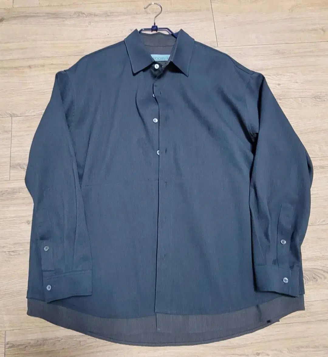 ウソク woosuk ダブルレイヤード シャツジャケット 105 110