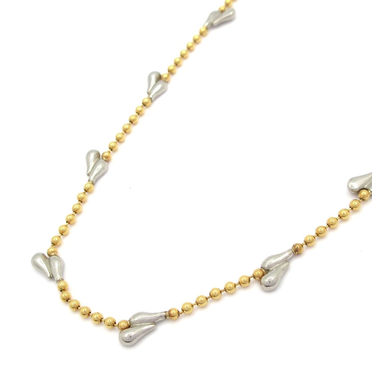 Unbranded ノーブランド ネックレス K 18 YG×Pt 850 総重量 9.1 g