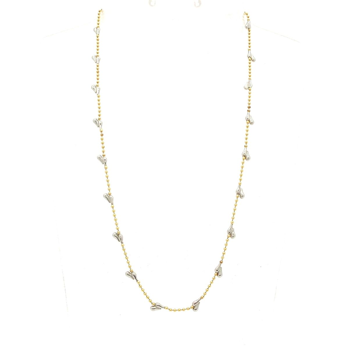 Unbranded ノーブランド ネックレス K 18 YG Pt 850 総重量 9 1 g