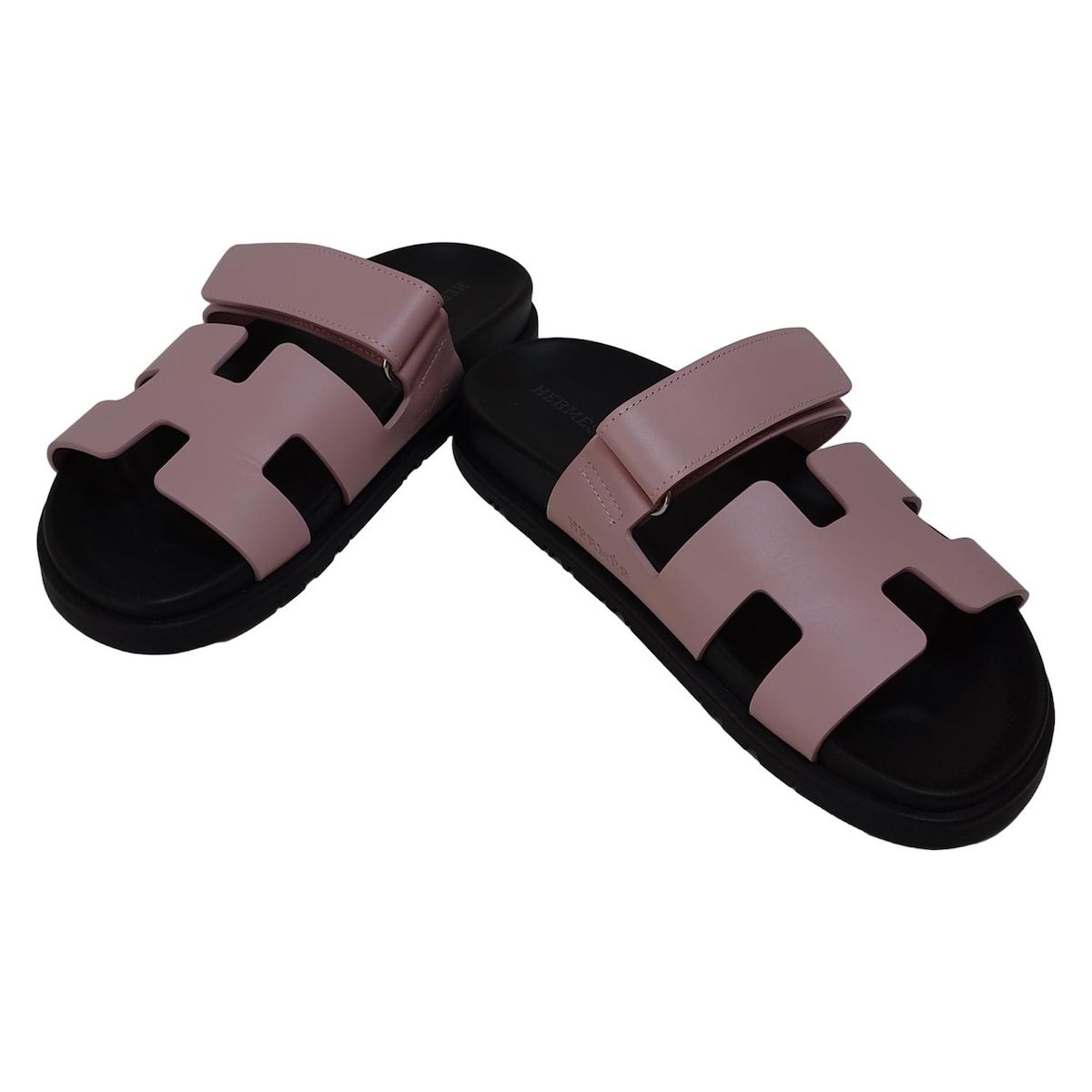 HERMES(エルメス) サンダル 37 レディース美品 シプレ H222299Z ローズ