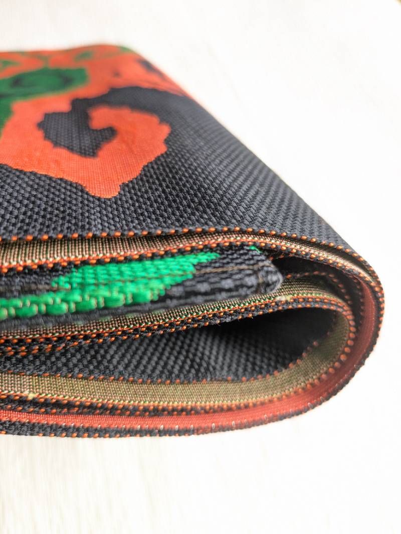 美品☆名古屋帯 個性的！ 松葉仕立て 正絹 125 - メルカリ