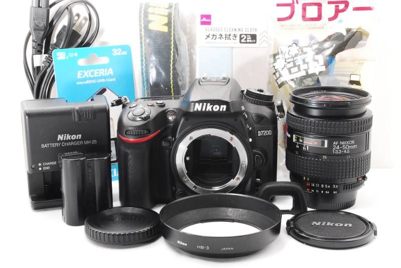 美品 Nikon D7200 一眼レフ スマホ転送機能搭載 ニコン 334k3900