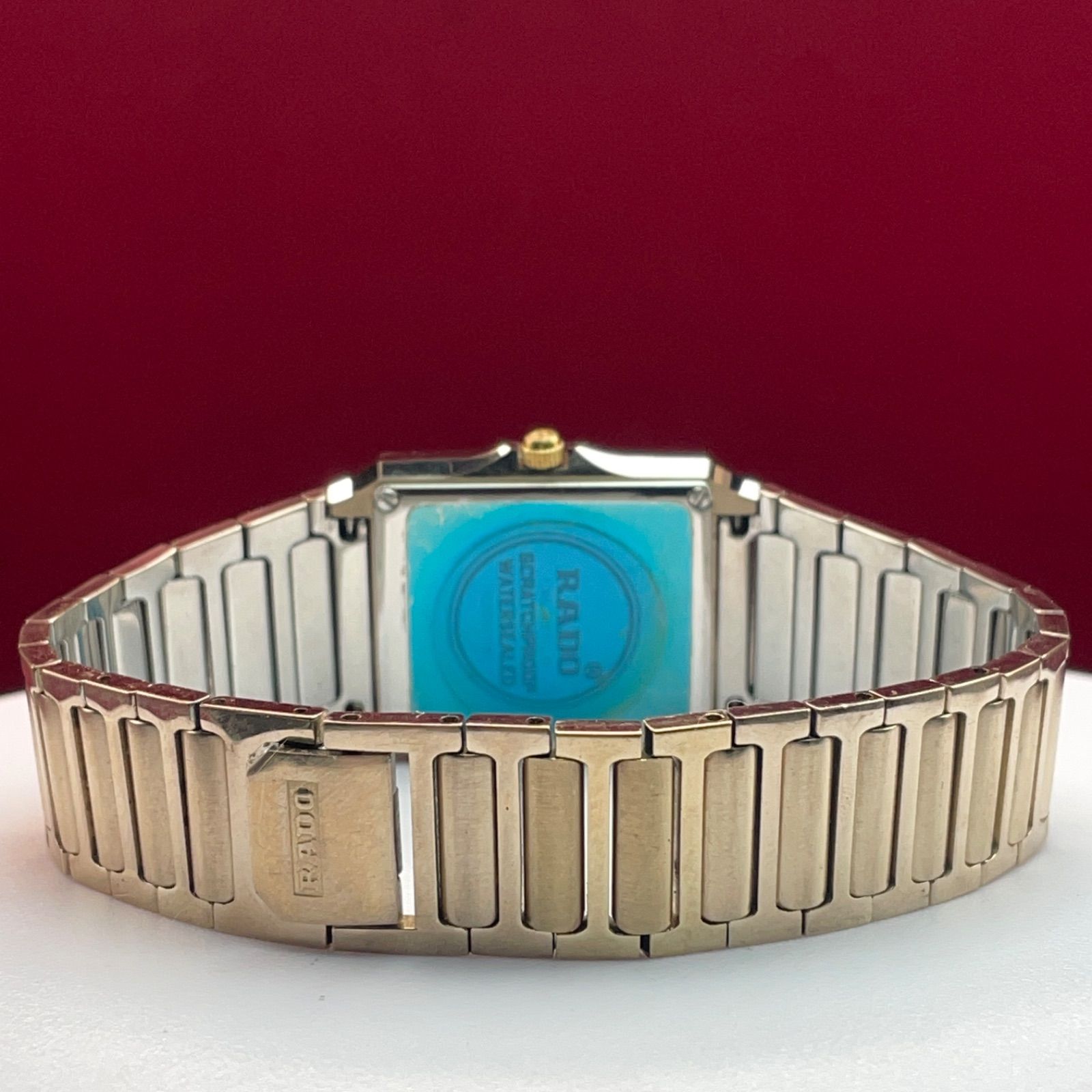 90s RADO DIASTAR QZ 電池交換済 スイス製 純正ブレス竜頭