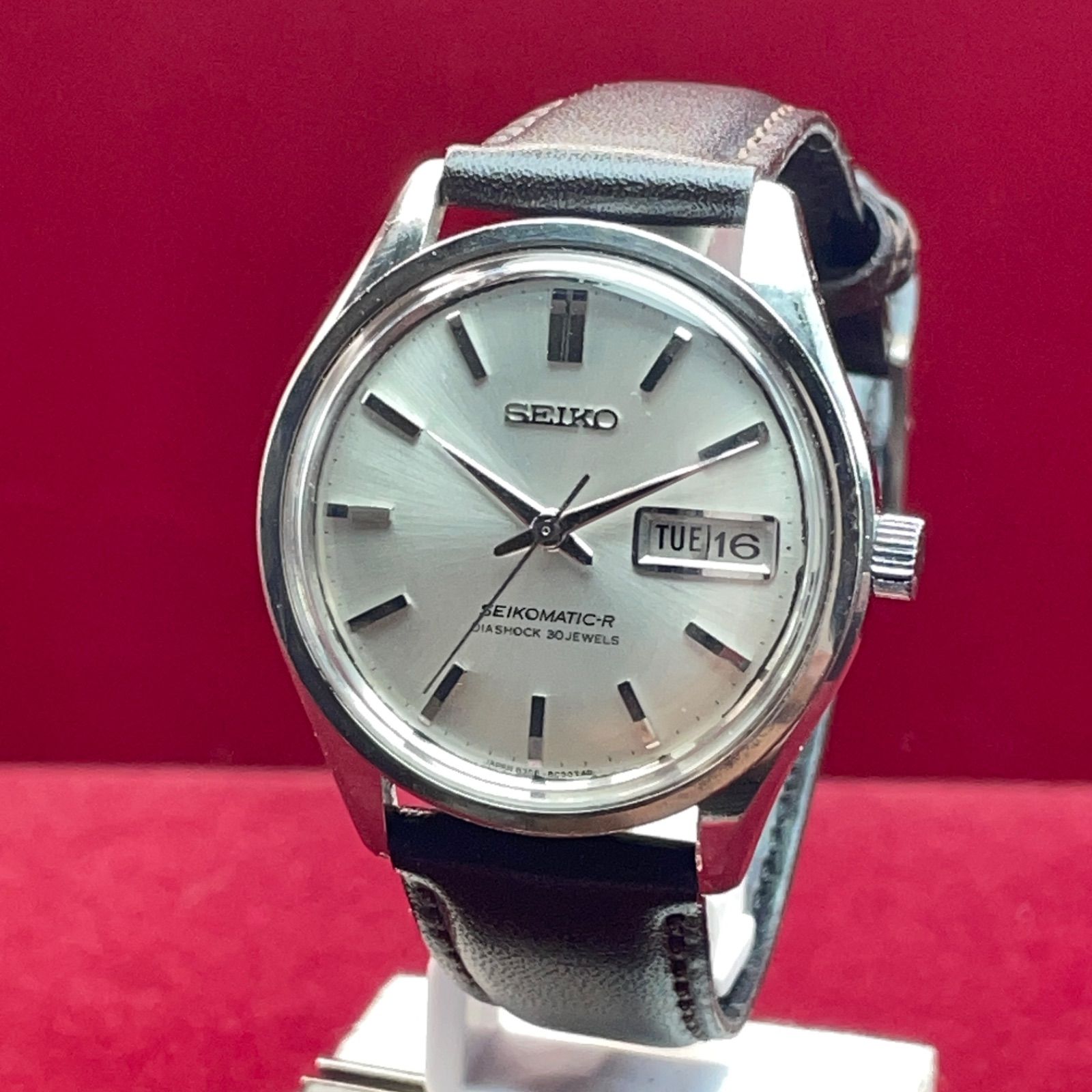 自動巻 裏蓋イルカ