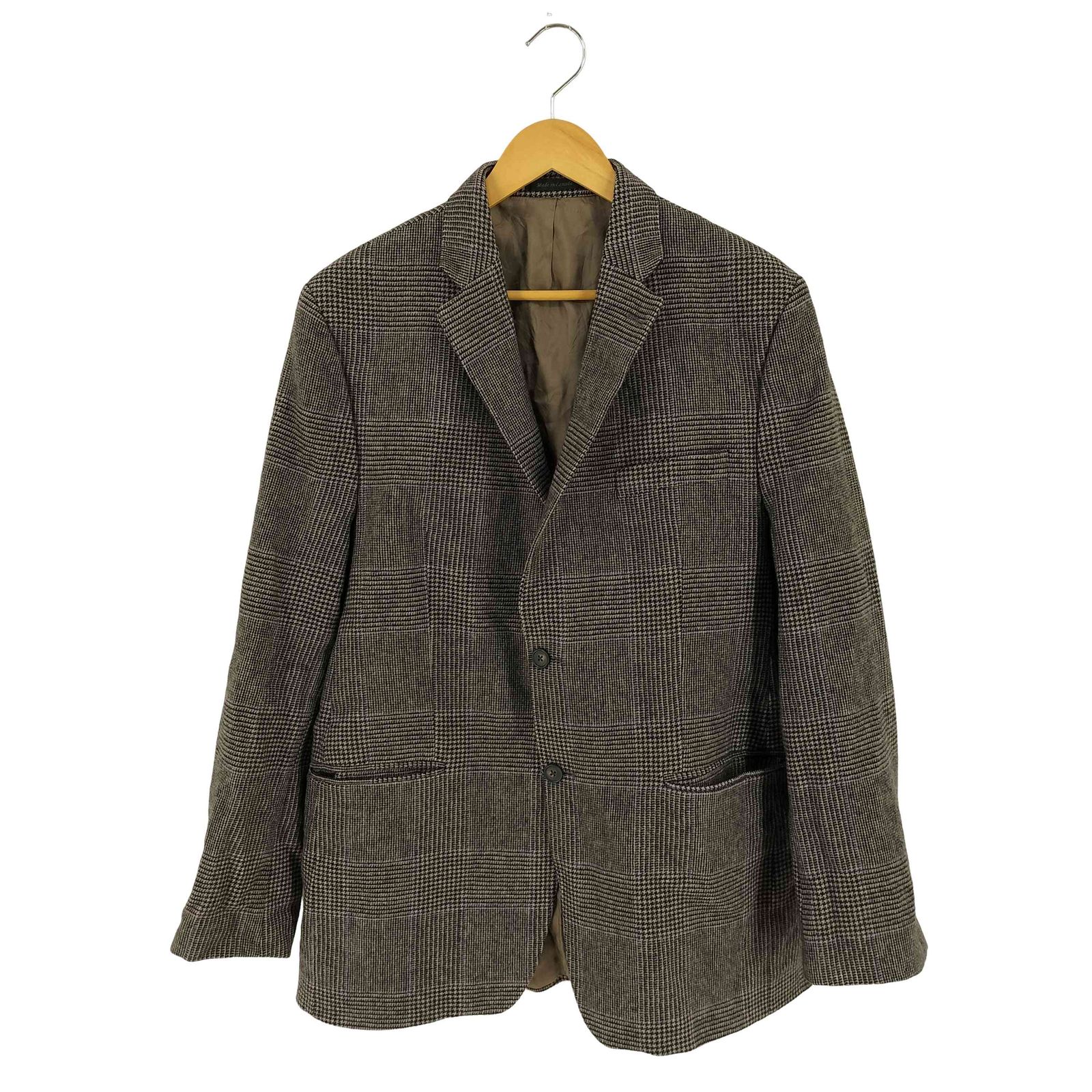 LAUREN RALPH LAUREN(ローレンラルフローレン) カナダ製 グレンチェックテーラードジャケット メンズ 表記無 【中古】【ブランド古着バズストア】 ローレンラルフローレン LAUREN RALPH LAUREN カナダ製 グレンチェック