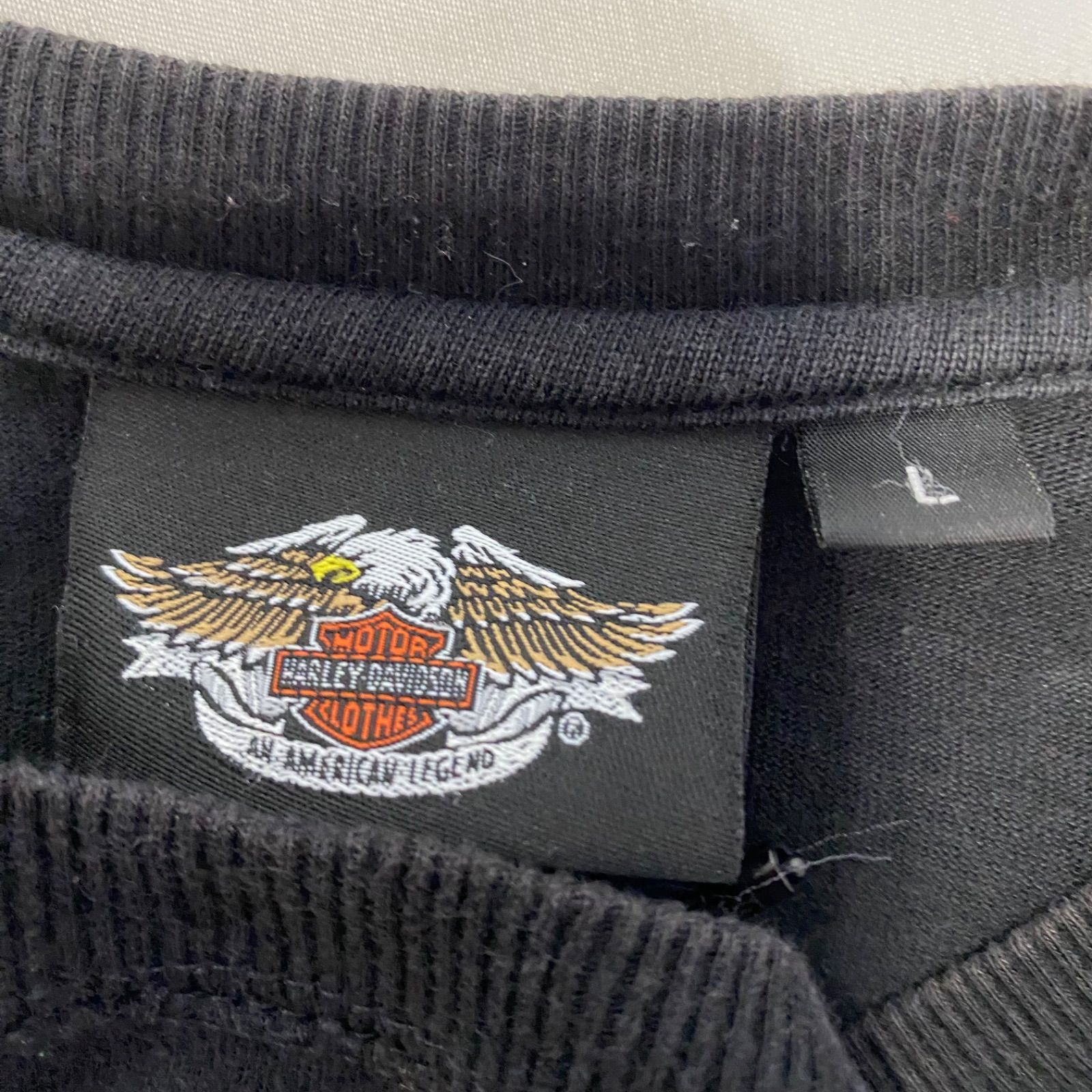 00s ハーレーダビッドソン フレイム ファイヤーパターン イーグル 長袖